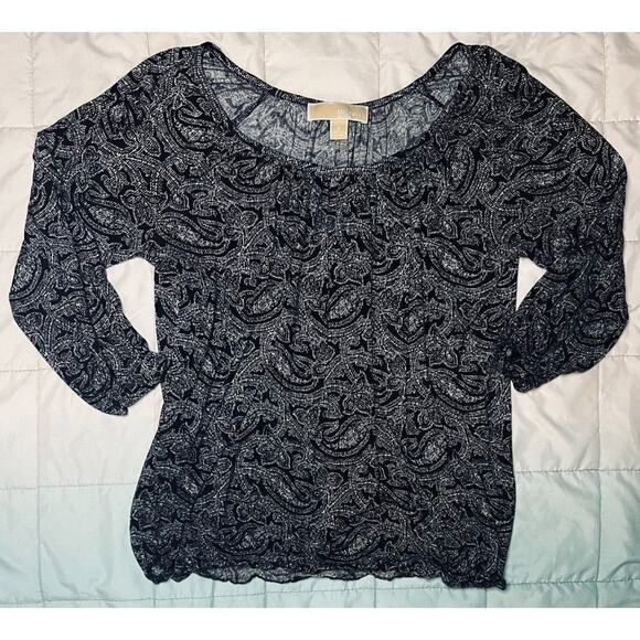 Michael Kors 3/4 sleeve Blouse Size Small - Picture 1 of 5